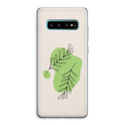 Beleaf in you: Samsung Galaxy S10 Plus Transparant Hoesje