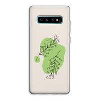 Beleaf in you: Samsung Galaxy S10 Plus Transparant Hoesje