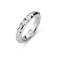 Melano Twisted Ring Tova Zilver | Maat 56