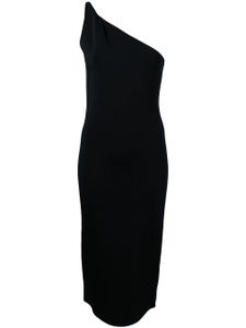 Galvan robe à une épaule - Noir