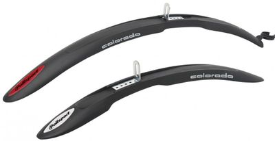 Polisport Spatbordset 26" colorado - zwart