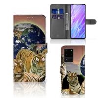 Samsung Galaxy S20 Ultra | Telefoonhoesje | Met pasjeshouder | Roofdieren