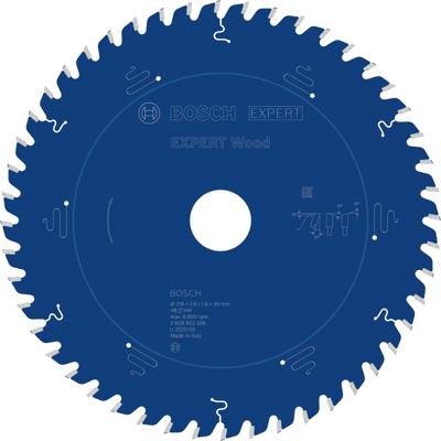 Bosch Accessoires EXPERT Wood Cirkelzaagblad | 216 x 2,6/1,6 x 30 mm | T48 - 2608902206