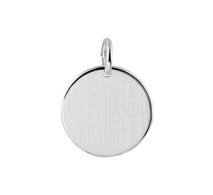 TFT Graveerhanger Rond Gediamanteerd
