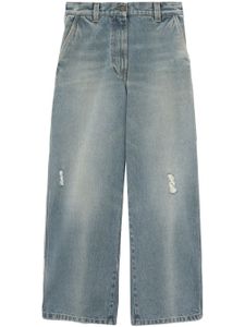 Palm Angels Paris wide-leg jeans - Bleu