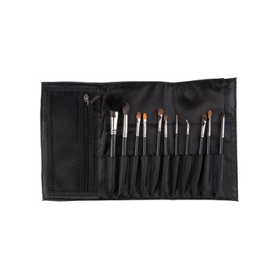 Makeup Brush Roll Textured Black