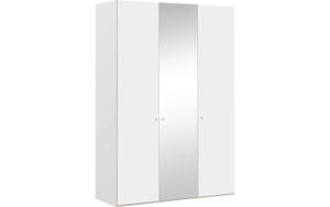 Goossens Kledingkast Easy Storage Ddk, Kledingkast 153 cm breed, 220 cm hoog, 2x draaideur en 1x spiegel draaideur midden