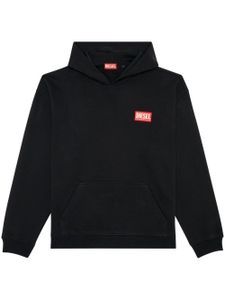 Diesel hoodie à patch logo - Noir