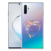 Samsung Galaxy Note 10 Plus Telefoonhoesje met Naam Boho Text