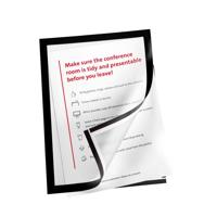 Infokader quantore zelfklevend a5 zwart