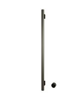 Hotbath &MORE set van 1 rails RARV135 ROUND135 cm met separate schakelaar en inbouw element Geborsteld Nikkel (RARV135-1GN)