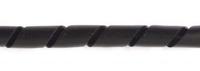 Elvedes spiraalslang (12mm) 10 meter zwart