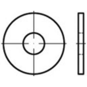 TOOLCRAFT Onderlegring RVS A5 100 stuk(s) TO-5378040