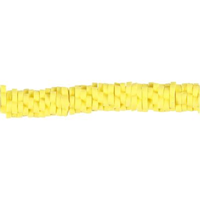 Creativ Company Klei kralen, d 5-6 mm, gatgrootte 2 mm, geel, 145 stuk/ 1 doos
