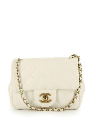 CHANEL Pre-Owned mini sac porté épaule Classic Flap - Tons neutres