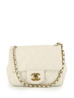 CHANEL Pre-Owned mini sac porté épaule Classic Flap - Tons neutres