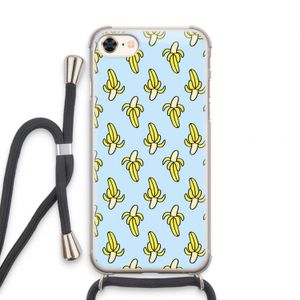 Bananas: iPhone 8 Transparant Hoesje met koord