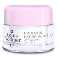 Louis Widmer Emulsion Hydro-active Uv30 Anti-age Dagcreme Zonder Parfum 50ml