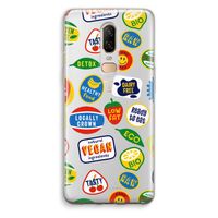 Fruitsticker: OnePlus 6 Transparant Hoesje Fruitsticker: OnePlus 6 Transparant Hoesje