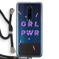 GRL PWR: OnePlus 7 Pro Transparant Hoesje met koord