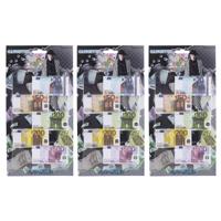 Speelgoed geld - 3x - Euro biljetten setje - winkeltjes spelen namaak euro biljetten