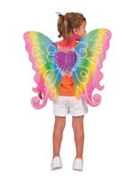 Vlinder Vleugels Regenboog Kind (60x54cm) - thumbnail