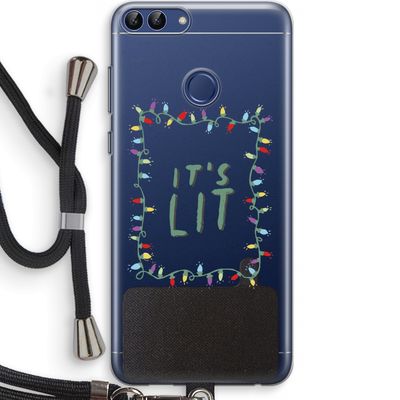 It's Lit: Huawei P Smart (2018) Transparant Hoesje met koord