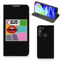 Motorola Moto G8 Power Hippe | Standcase | Popart Princess