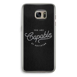 Capable: Samsung Galaxy S7 Edge Transparant Hoesje