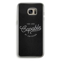 Capable: Samsung Galaxy S7 Edge Transparant Hoesje