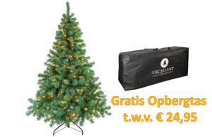 Kerstboom Excellent Trees® LED Stavanger Green 180 cm met verlichting - nu met Gratis Opbergtas t.w.v. € 24.95