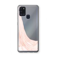 Peach bath: Samsung Galaxy A21s Transparant Hoesje