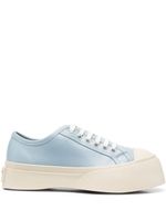 Marni baskets Pablo en cuir - Bleu - thumbnail