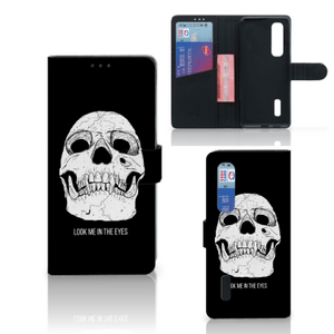 Telefoonhoesje met Naam OPPO Find X2 Pro Skull Eyes