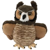 Pluche oehoe uil dierenknuffel 30 cm   - - thumbnail