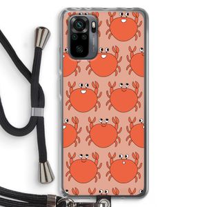 Krab: Xiaomi Redmi Note 10 Pro Transparant Hoesje met koord