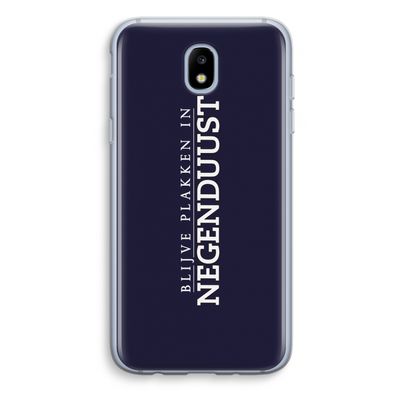 Blijve plakken in Negenduust: Samsung Galaxy J5 (2017) Transparant Hoesje