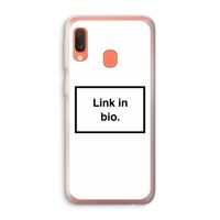 Link in bio: Samsung Galaxy A20e Transparant Hoesje