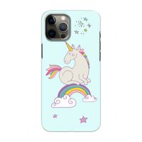 Regenboog eenhoorn: Volledig geprint iPhone 12 Hoesje