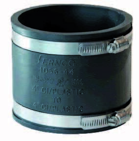 Aquaforte Fernco Flexibele Koppeling 115-98mm - UV-Weerstand, RVS Klembanden, voor PVC/PE/PP