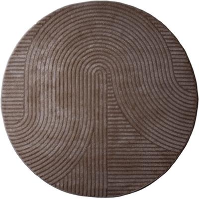 Vloerkleed Ella Brown Rond ø240 cm Vloerkleed Ella Brown Rond ø240 cm