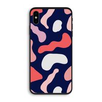 Memphis Shapes Pink: iPhone XS Biologisch afbreekbaar hoesje