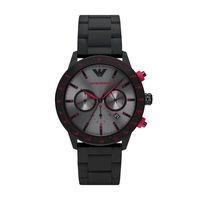 Horlogeband Armani AR11392 Rubber Zwart 22mm Horlogeband Armani AR11392 Rubber Zwart 22mm