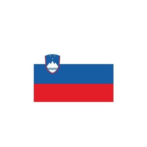 Kleine Slovenie vlaggen stickers
