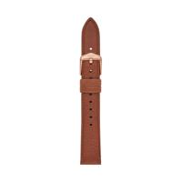 Horlogeband Fossil S161088 Leder Bruin 16mm