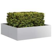 VidaXL Plantenbak 100x100x30 cm gegalvaniseerd staal