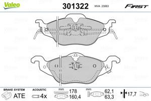 Valeo Remblokset 301322