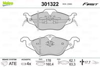 Valeo Remblokset 301322