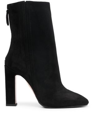 Aquazzura bottines Joplin 105 mm en daim - Noir