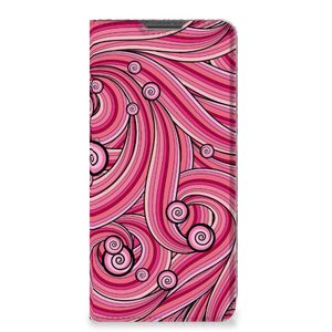 Xiaomi Redmi Note 11 Pro Bookcase Swirl Pink